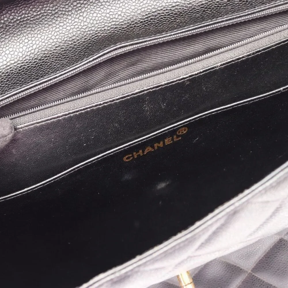 CHANEL Matelasse Grained Calf Briefcase